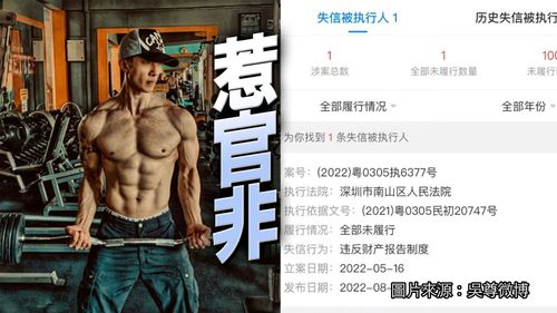 吳尊年砸260萬送兒女進名校 健身副業欠款1608萬被列失信人