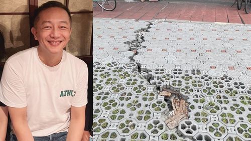 陳昭榮曝玉里祖厝遇強震慘不忍睹 才剛說又地震