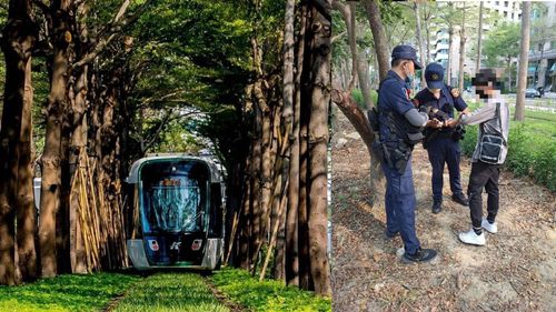 高雄輕軌「龍貓隧道」打卡超熱門 遊客這樣超母湯!警方開出首張罰單