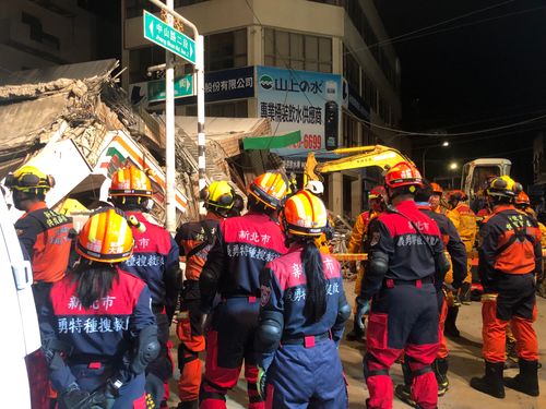 6.8地震花蓮玉里多處災情　新北消防趕赴現場馳援