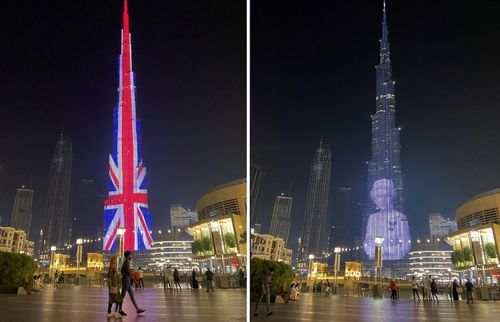 世界第一高樓點燈紀念英女王 這些地標也是