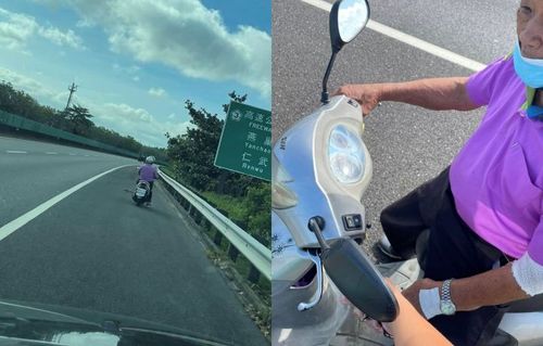「機車伯」上國道逆向衝　熱心男1動作引爭議！網挺：救了好幾條命
