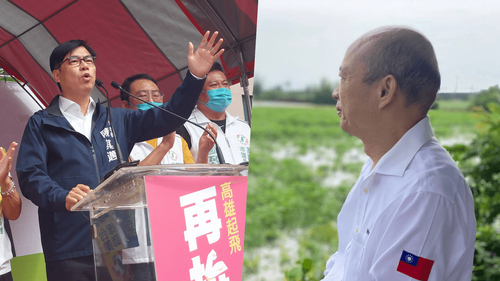 韓國瑜今晚回高雄輔選!陳其邁推薦他搭輕軌 再酸:當市長不該落跑