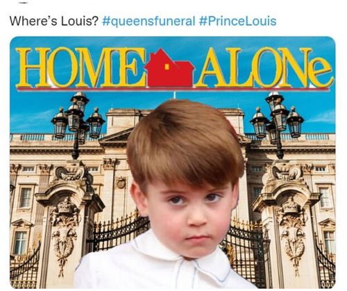 4歲路易王子缺席曾祖母英女王國葬 網友惡搞他忙著演《小鬼當家》