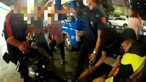 聚餐吃薑母鴨為搶付2500元爆口角　醉男發酒瘋遭警壓制