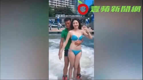 羨煞眾人！水上空中飛人教練帶妹子翱翔　豆腐從頭吃到腳
