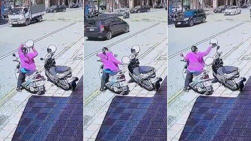 女騎士路過「狸貓換太子」A走安全帽　桃園失主被開單爆氣