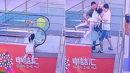 救援電扶梯危懸女童反被譙「手插下體」 正義哥心寒:以後不知救不救