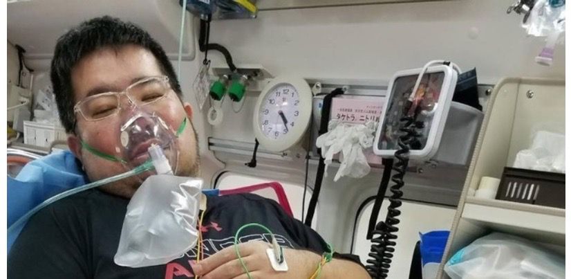 拓也哥曾重病送醫。翻攝日本yahoo